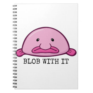 Blob met het / kreupelvis notitieboek