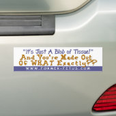 Blob van weefselnaald bumpersticker (Op auto)