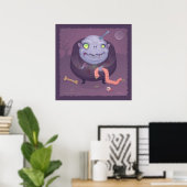 Blob Zombie Poster (Thuiskantoor)