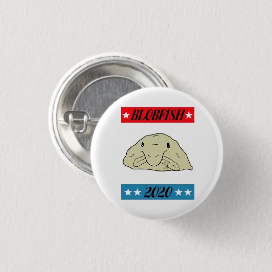 BlobFish 2020 Pin Ronde Button 3,2 Cm (Voorkant /achterkant)