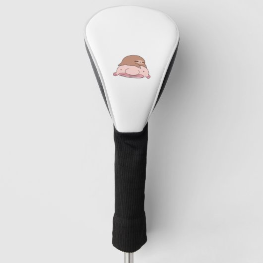 Blobfish en Little Sloth Golfheadcover (Voorkant)