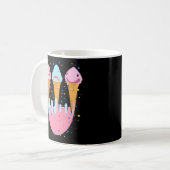 Blobfish Ice Cream Ugly Blob Fish Koffiemok (Voorkant links)