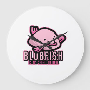 Blobfish is mijn beest, Ugly fish Animal Gift Grote Klok