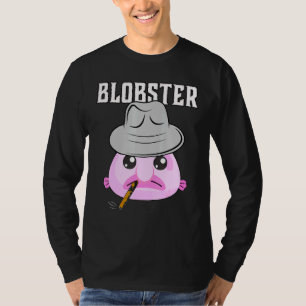 Blobfish Mobster Blobster Fish Fedora Pet en Ciga T-shirt