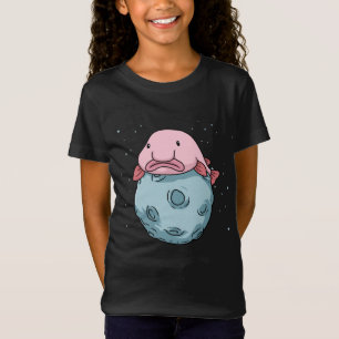 Blobfish Moon Astronaut Gift Kinder Blobfish T-shirt