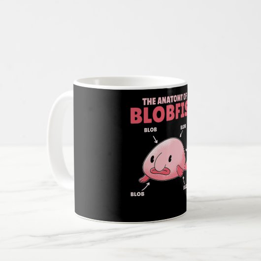 Blobfish Statement anatomie of Blobfish Koffiemok (Voorkant links)