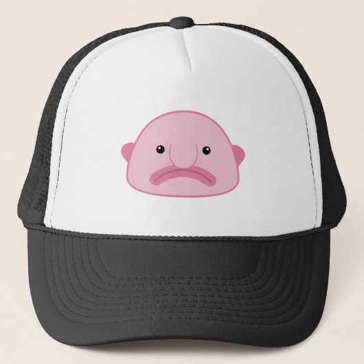 Blobfish Trucker Hat Pet (Voorkant)
