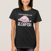 Blobfish voor mannen Vrouwen Diep Zee visdierentui T-shirt (Voorkant)