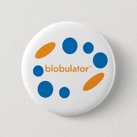 blobulator knop ronde button 5,7 cm (Voorkant)