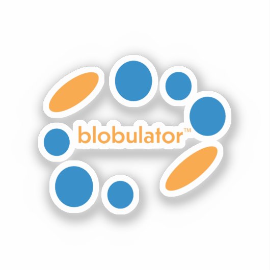 blobulator vinyl sticker (Voorkant)