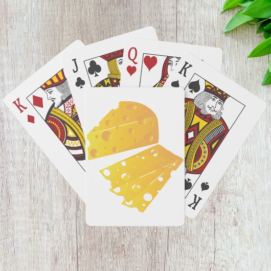 Bloc De Cartes De Jeu De Fromage