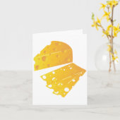 Bloc de cartes de note de fromage (Fleur jaune)