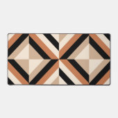 Bloc de couleur géométrique moderne Brown (Recto)