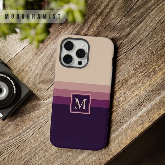 Bloc de couleur gris clair violet foncé personnali
