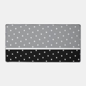 Bloc de couleur gris noir pointillé blanc moderne  (Recto)