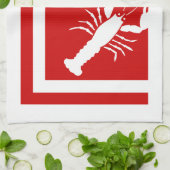 Bloc de couleur Homard américain MoJo Serviettes d (Plié)