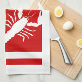 Bloc de couleur Homard américain MoJo Serviettes d (Quart Plié)