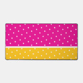 Bloc de couleurs rose orange à points blancs moder (Recto)