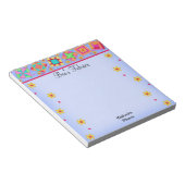 Bloc de courtepointe Périwinkle Bloc-notes Lavenda (Incliné)