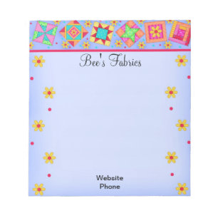 Bloc de courtepointe Périwinkle Bloc-notes Lavenda