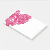 Bloc de note de post-it de cascade de coeurs de (Incliné)