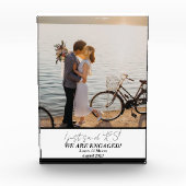 Bloc de photo de fiançailles de couple moderne bra (Devant)