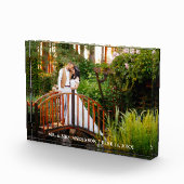 Bloc de photo de mariage avec noms des mariés et d (Droite)