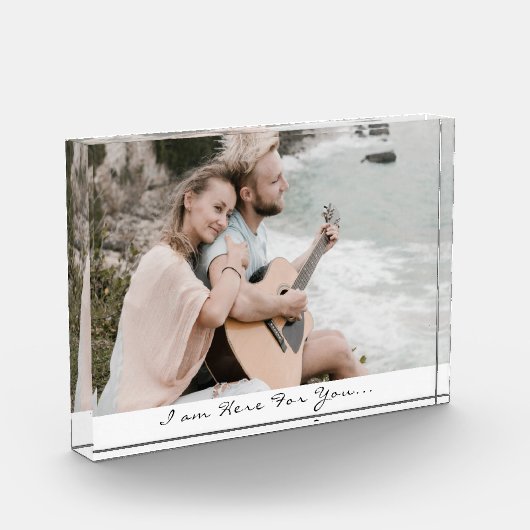 Bloc de photo de script Je suis là pour vous (Gauche)