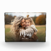 Bloc de photo de script moderne établi par maman p (Devant)