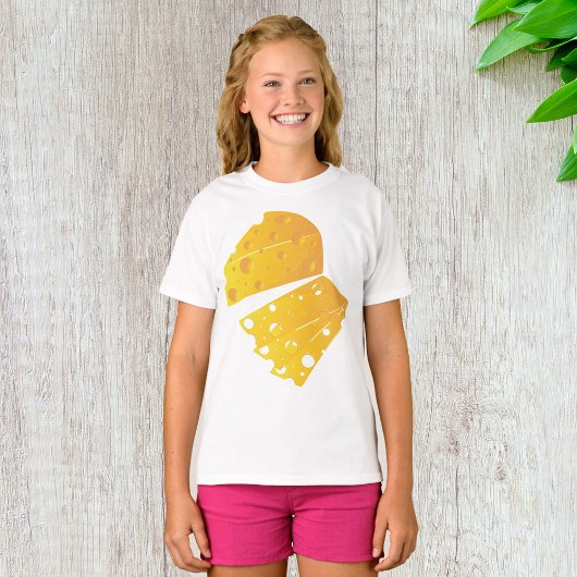 Bloc De T-shirt Filles Fromage
