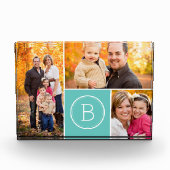Bloc fait sur commande de photo du monogramme 3 (Devant)