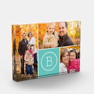 Bloc fait sur commande de photo du monogramme 3