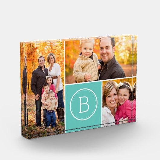 Bloc fait sur commande de photo du monogramme 3 (Gauche)