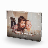 Bloc fait sur commande heureux de photo du jour de (Droite)