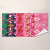 bloc lotus rose (Serviette de bain)