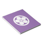 BLOC-NOTE 丸に梅鉢 (Incliné)