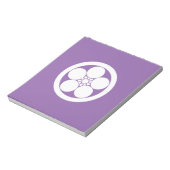 BLOC-NOTE 丸に梅鉢 (Tourné)