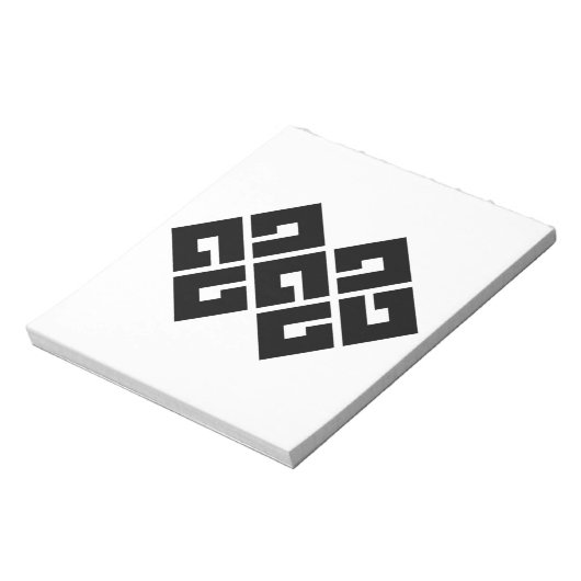 BLOC-NOTE 四 つ 目 結 二 つ (Tourné)