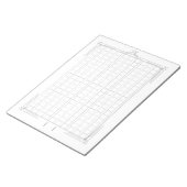 Bloc-note 飾り原稿用紙＜灰＞[gr05] (Incliné)