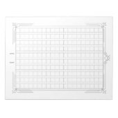 Bloc-note 飾り原稿用紙＜灰＞[gr05] (Devant)