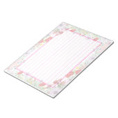 Bloc-note 飾り罫線用紙＜桃＞[pk11] (Incliné)