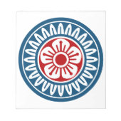 BLOC-NOTE 麻雀牌 1筒 イーピン_ロゴのみ-01 (Devant)