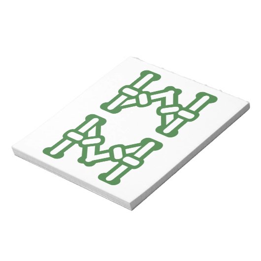 BLOC-NOTE 麻雀牌 8索 / EIGHT OF BAMBOOS -MAHJONG TILE- (Tourné)