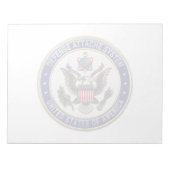 Bloc-note [100] Emblème du système DAS (Defense Attaché Syst (Devant)