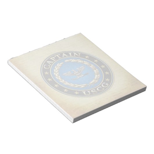 Bloc-note [100] Garde côtière : Capitaine (CAPT) (Incliné)
