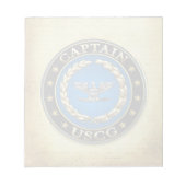 Bloc-note [100] Garde côtière : Capitaine (CAPT) (Devant)