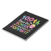 Bloc-note 100 jours d'école et fille toujours branchée  (Tourné)