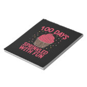 Bloc-note 100 Jours Parsemés De Fun Cupcake Écolière  (Tourné)