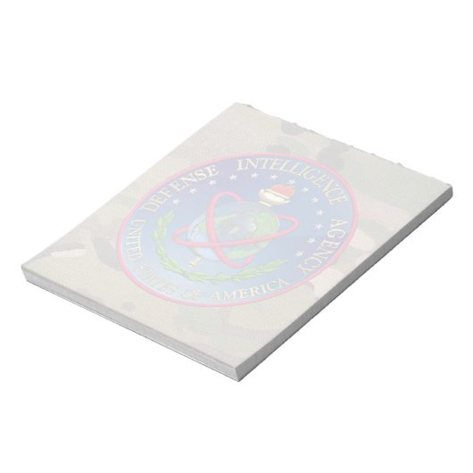 Bloc-note [100] Sceau de l'Agence du renseignement de la déf (Tourné)