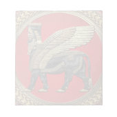 Bloc-note [100] Taureau ailé assyrien : or et lamassu noir (Devant)